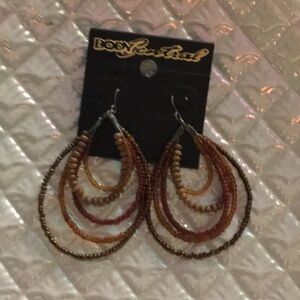 🌻NEW New Multi Beaded Statement Lightweight Dangle Earrings Must Have 🌻